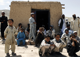 Afghan Village Store Gathering
